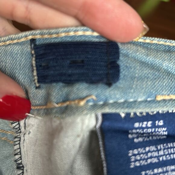 Vigoss Girls Blue, Skinny Jeans Size 14 Adjustable Waistband Stitch Fix NWT - Picture 10 of 16